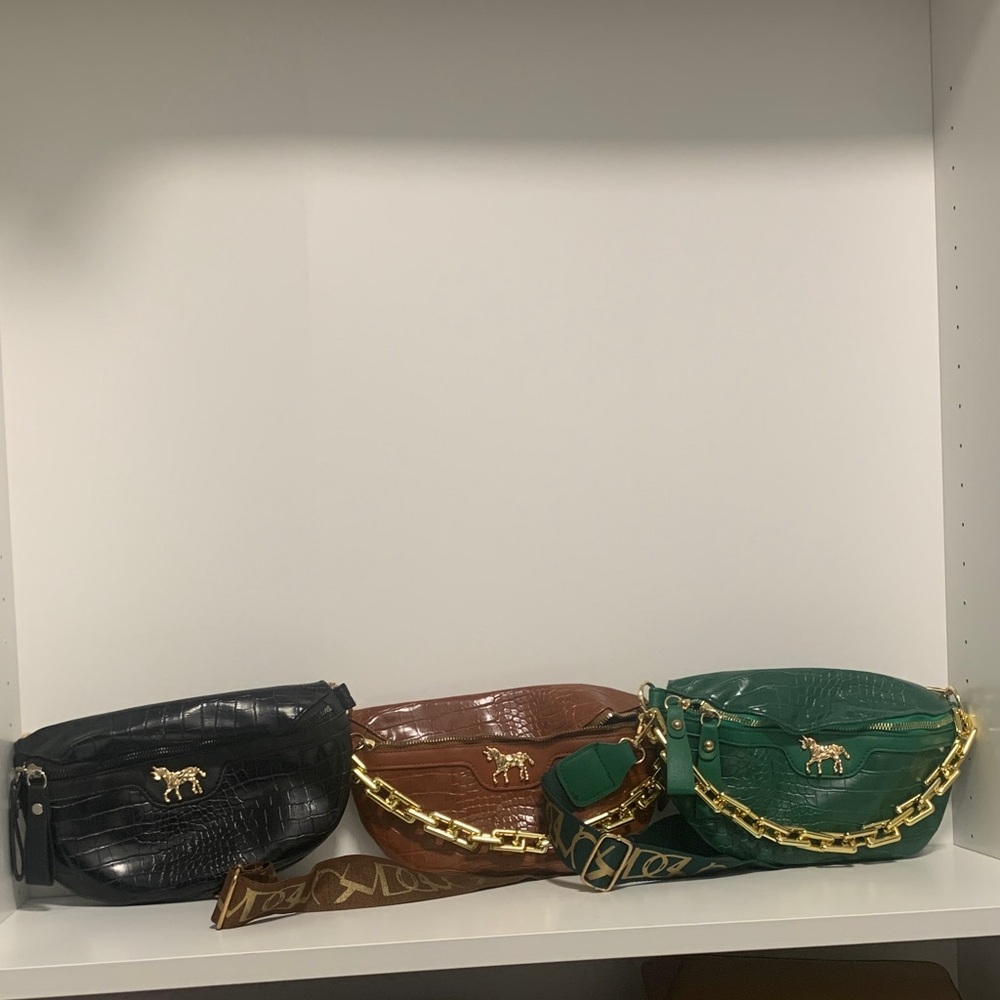 Elegant Crocodile Pattern Women Bags Set